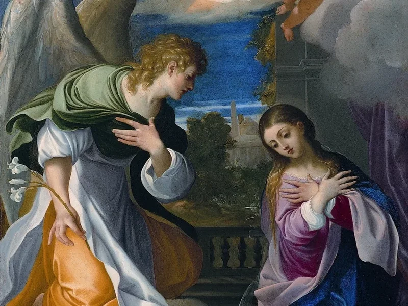 1555-Ludovico Carracci - Annunciazione - Palazzo Rosso, Genova